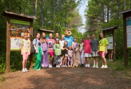 Что нашли участники «Чистых игр» на экотропе в дендрарии Свободного?